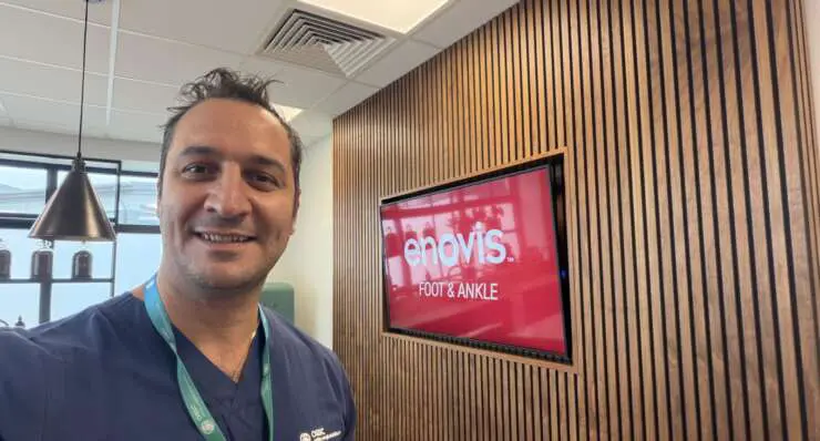 Dr. Ilias Aslanidis Participates in the Enovis Foot & Ankle Course